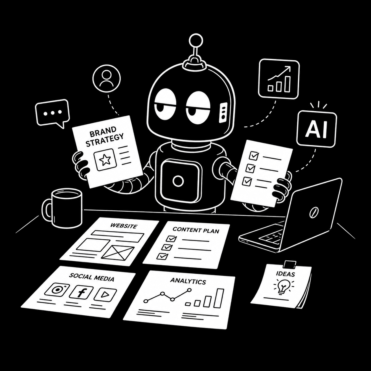 Soyabot In House illustration